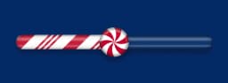 Candy cane progress bar