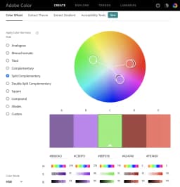 Adobe color wheel
