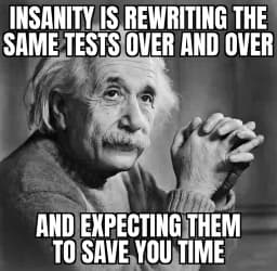 Einstein testing insanity meme